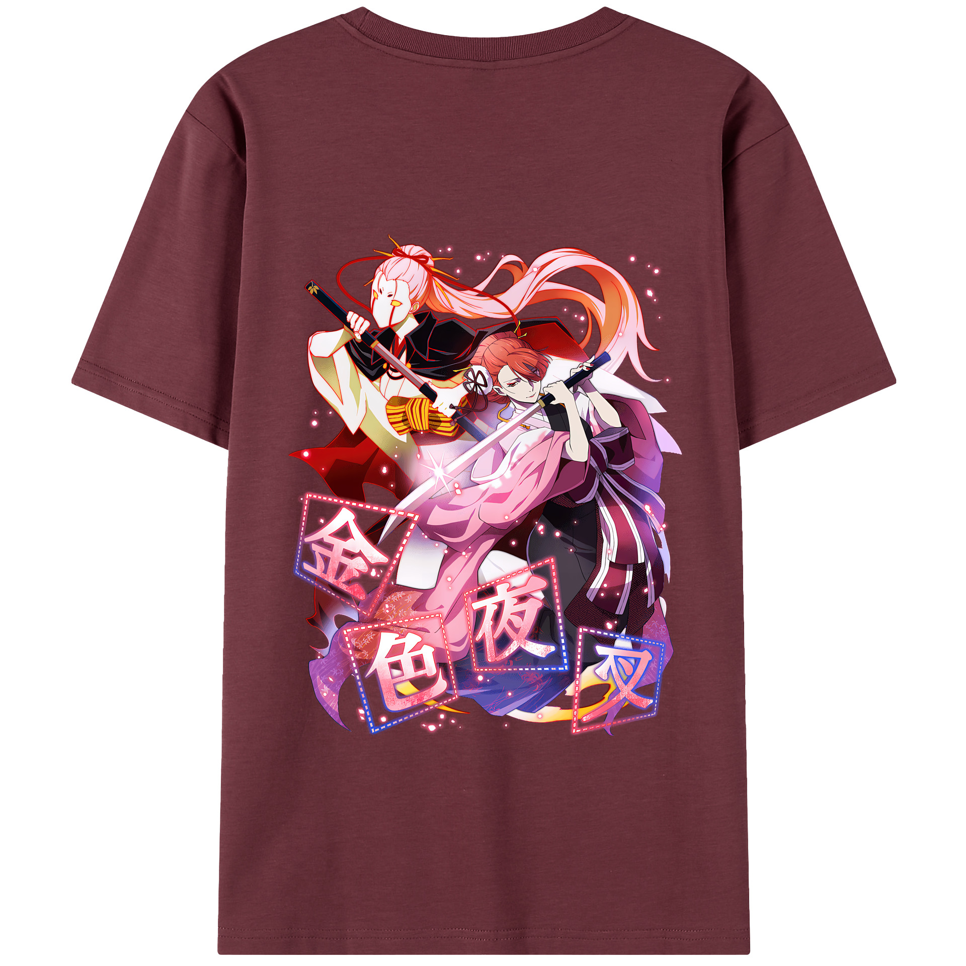 （画像用） 文豪ストレイドッグス Bungo Stray Dogs 綿100％半袖Tシャツ（背面プリント）